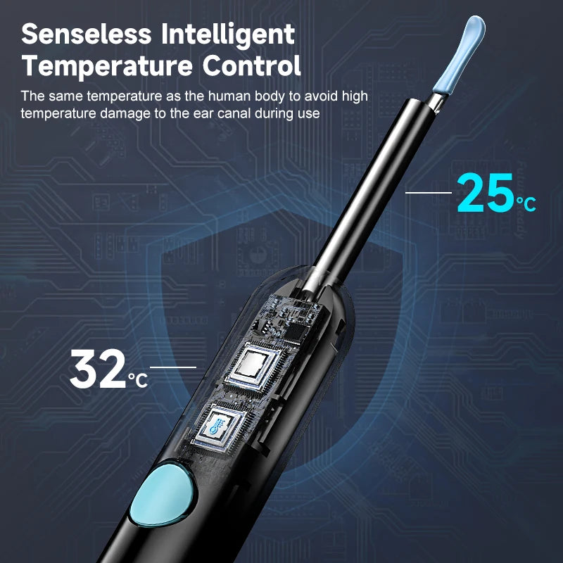 Caméra auriculaire visuelle intelligente HD1080P, 4.2MM, WIFI