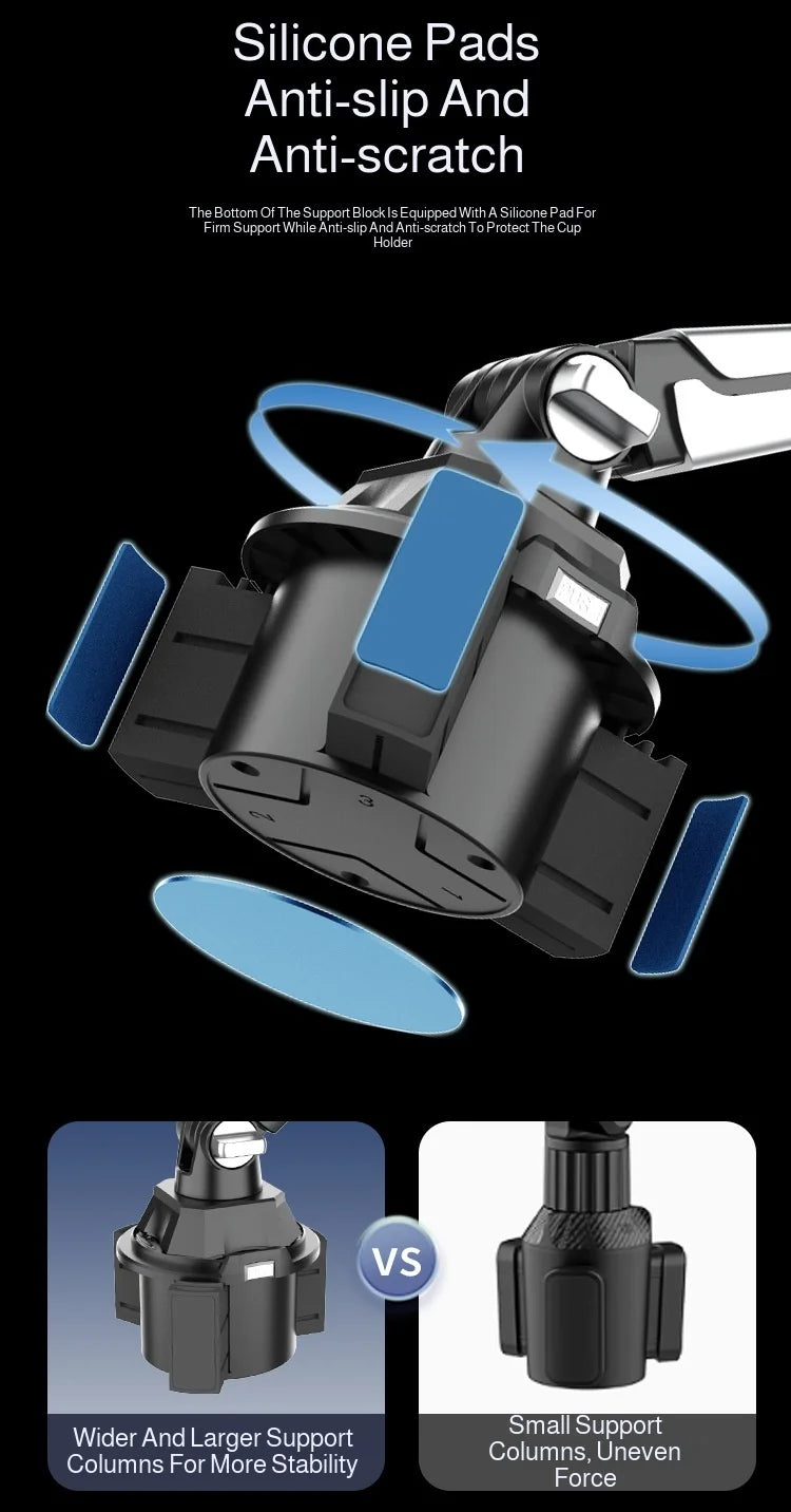 support universel pour téléphone portable de voiture étendu