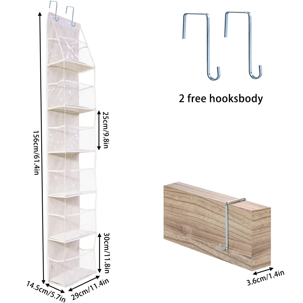 Sac de rangement suspendu à 4/6 niveaux