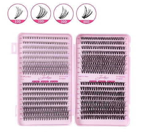 livre grappes Extensions faux cils bricolage à la maison grappe Extensions de cils maquillage