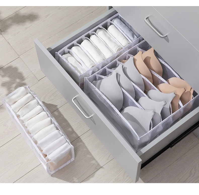Organisateur culottes chaussettes boîtes de rangement garde-robe pantalons