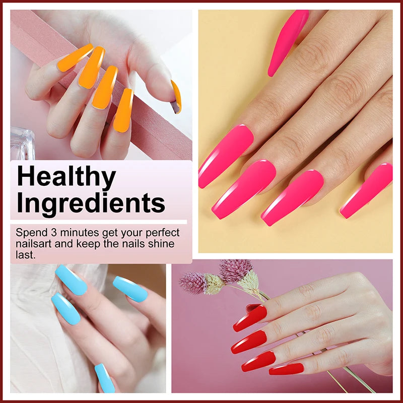 28 pièces/ensemble Gel vernis à ongles ensemble bouteille en verre tremper Belle Chevelure