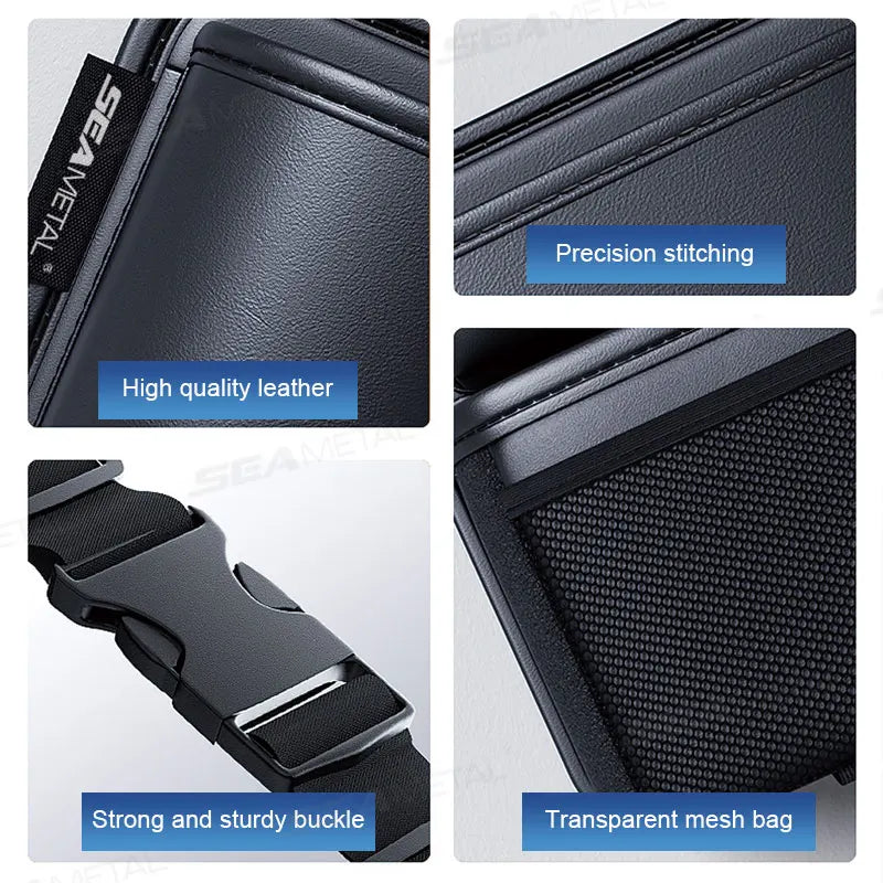 sac de rangement en similicuir pour coffre de voiture