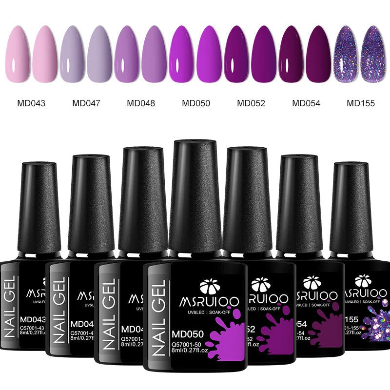kit complet de vernis gel UV 7 pièces Belle Chevelure