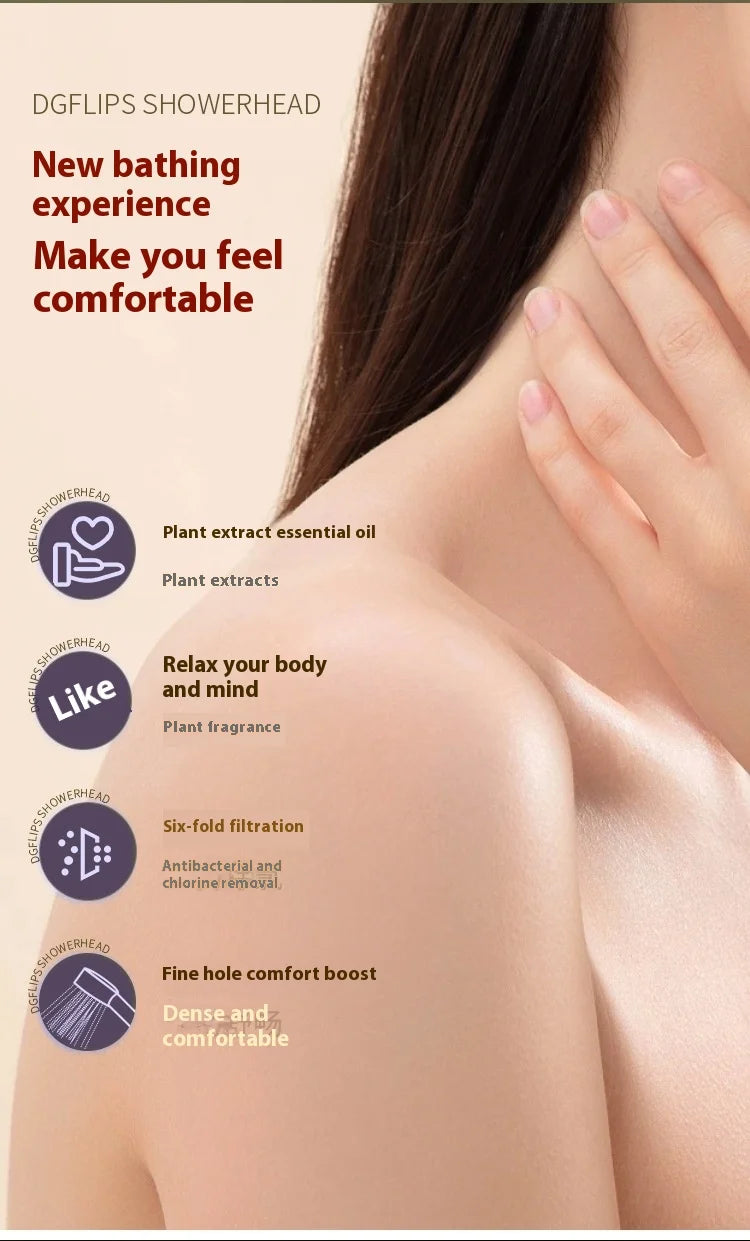 Pommeau de douche à filtre haute pression