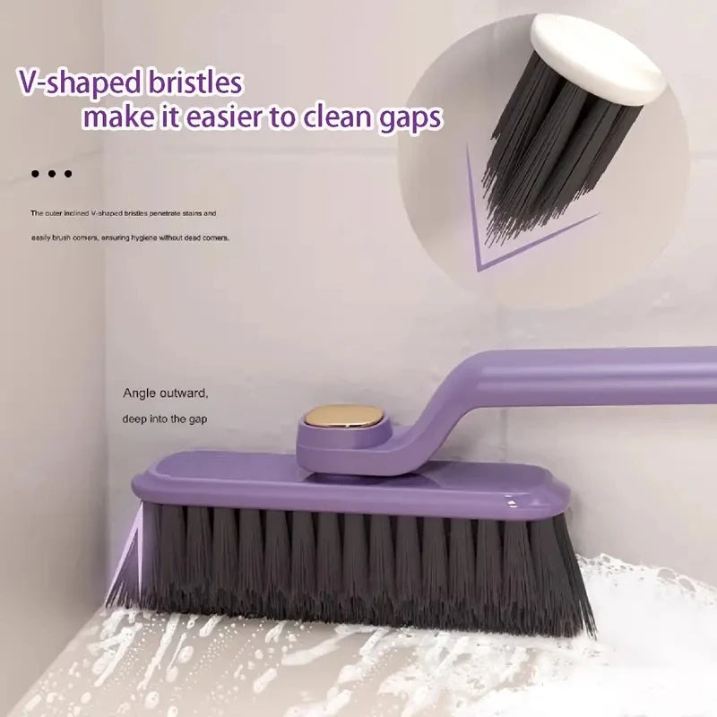 Brosse de nettoyage polyvalente pour carrelage de salle de bains