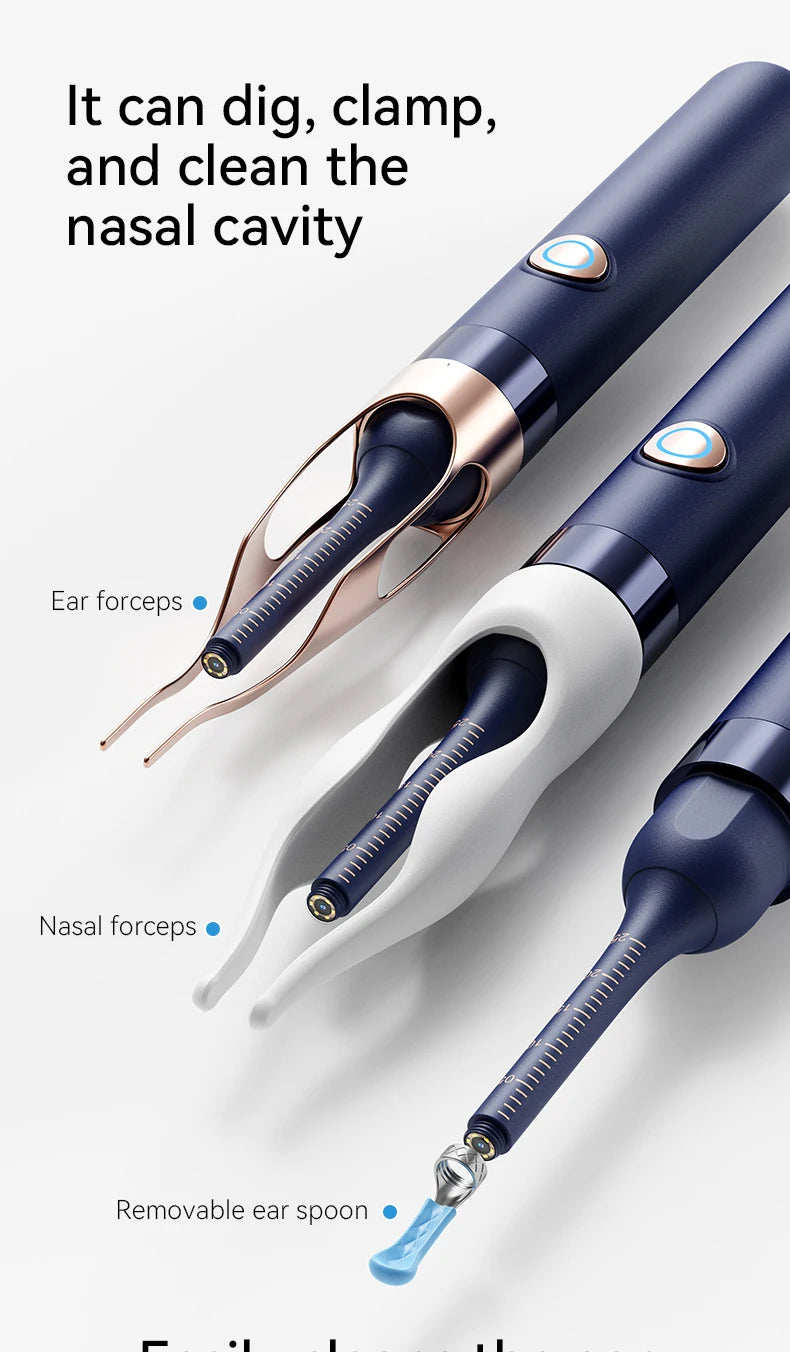 Nettoyeur de cire d'oreille visuel intelligent amélioré avec caméra