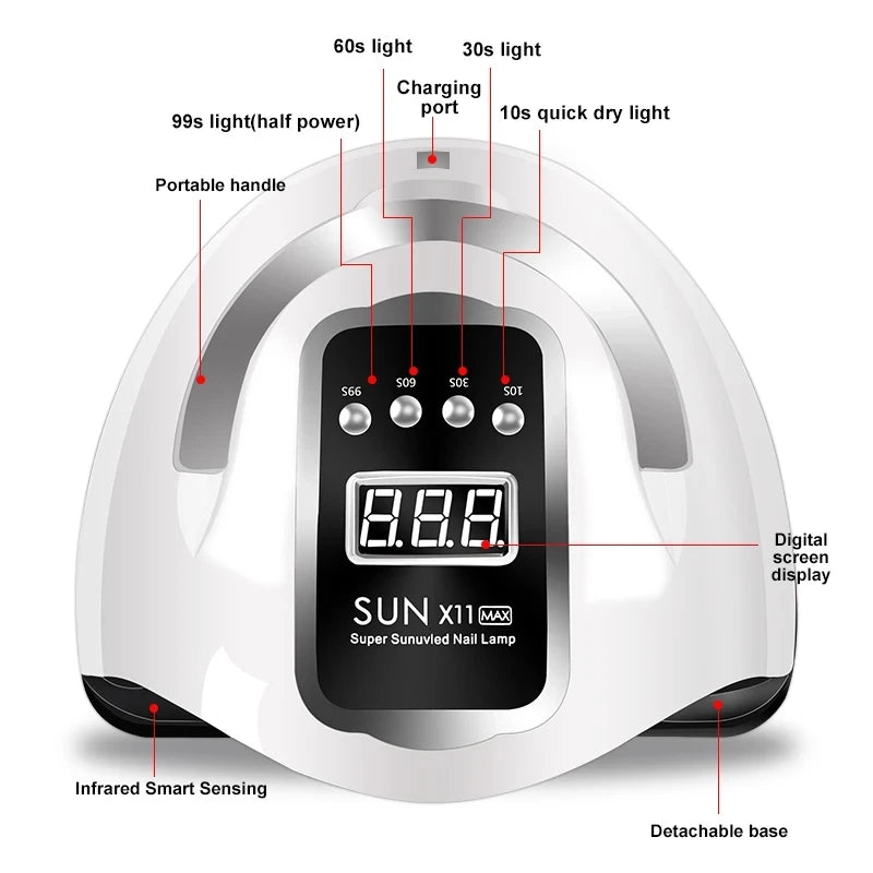 Kit de vernis à ongles en acrylique,