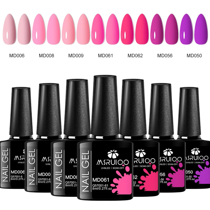 kit complet de vernis gel UV 7 pièces Belle Chevelure