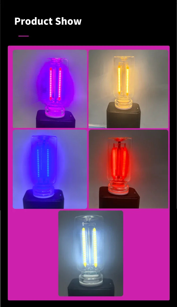 Voiture USB veilleuse tactile LED lampe à Filament éclairage