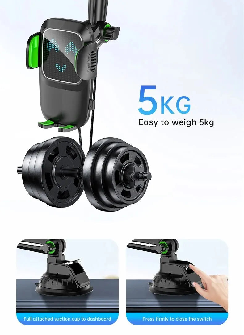 Support de téléphone à ventouse pour pare-brise/tableau de bord/fenêtre