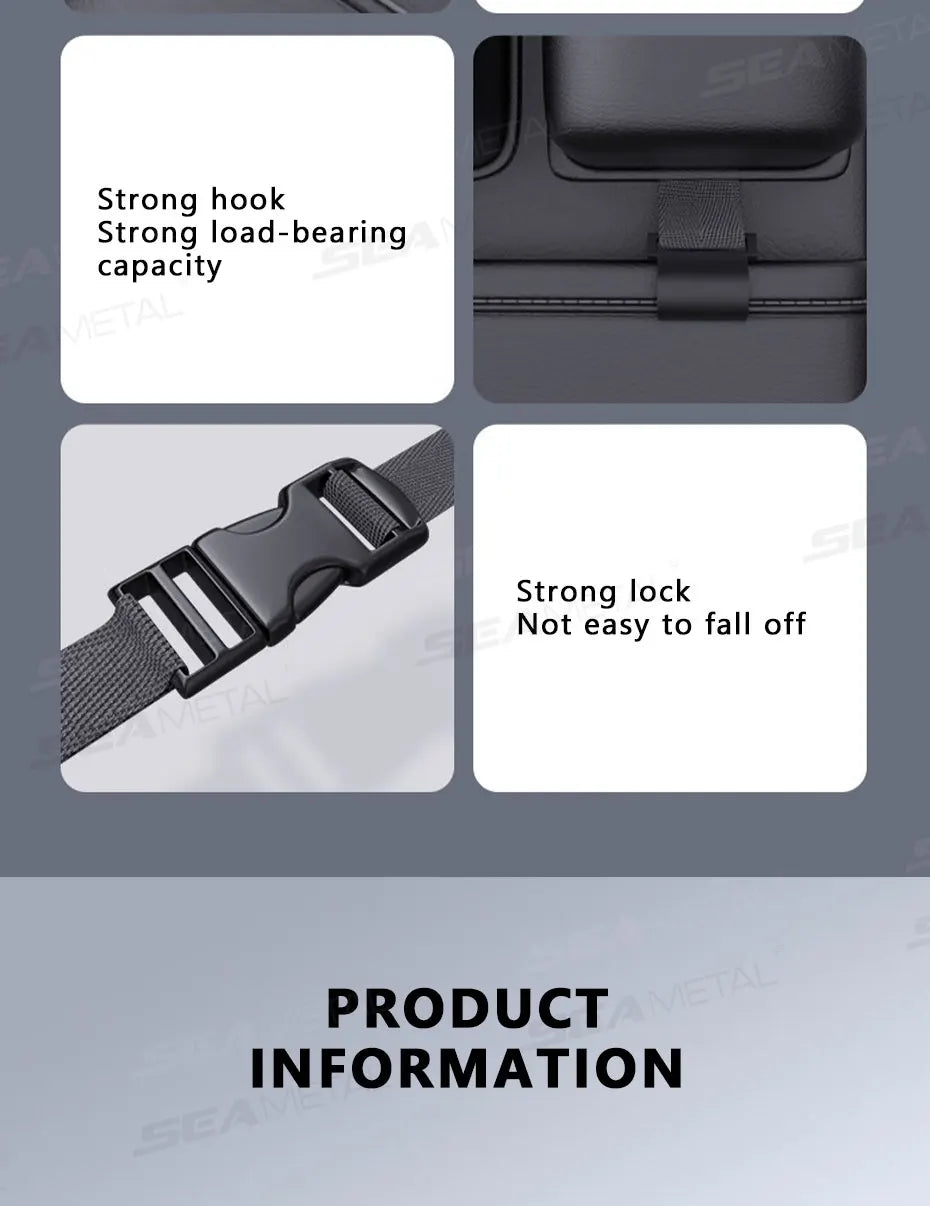 Sac de rangement étanche pour siège arrière de voiture