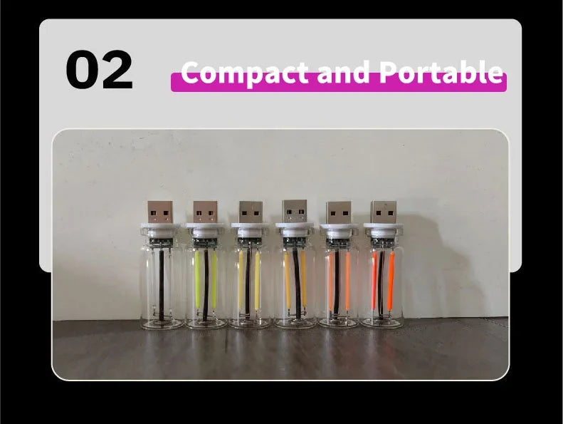 Voiture USB veilleuse tactile LED lampe à Filament éclairage