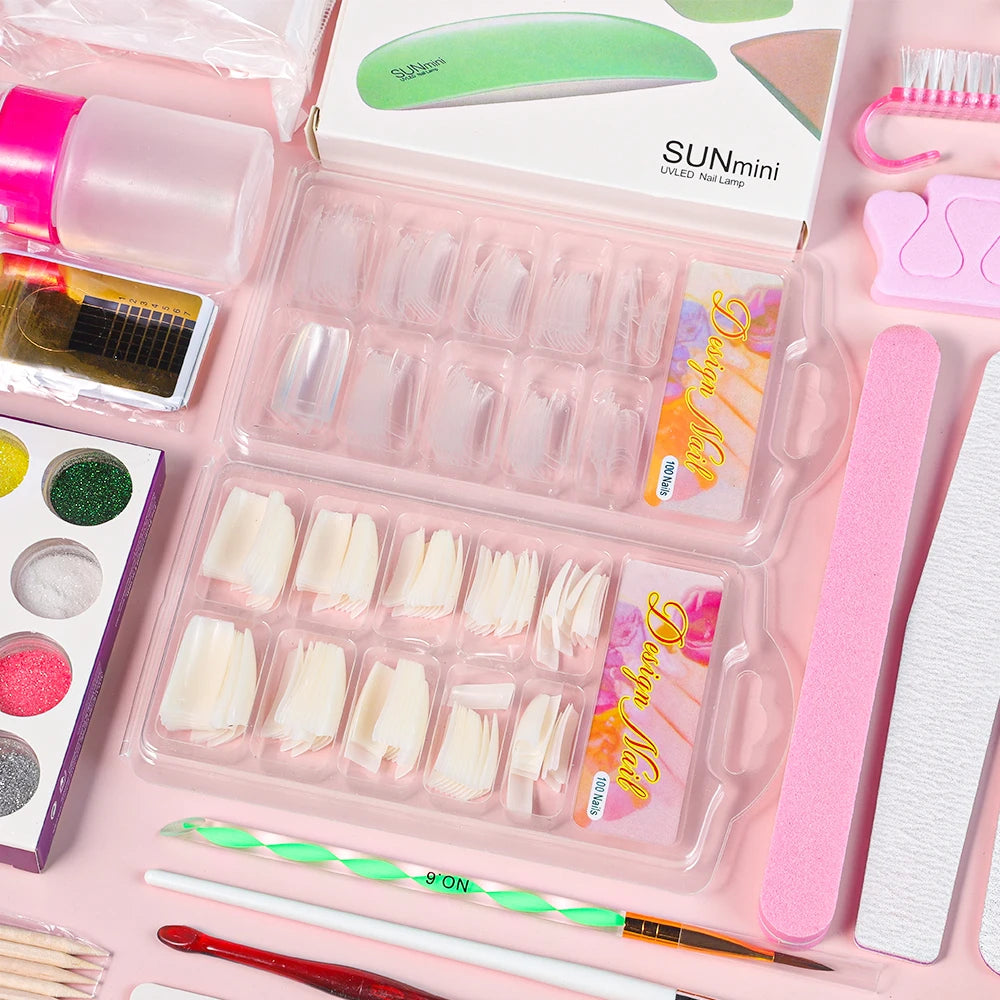 Poudre acrylique pour ongles et monomère liquide