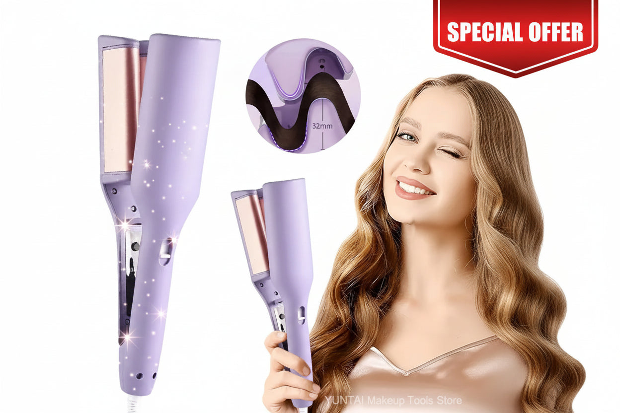 Fer à friser électrique à ondes profondes