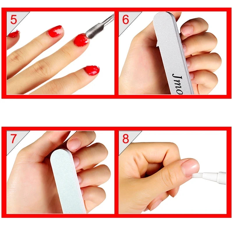 Kit de vernis à ongles Gel avec lampe à ongles LED Semi-Permanent 27 couleurs