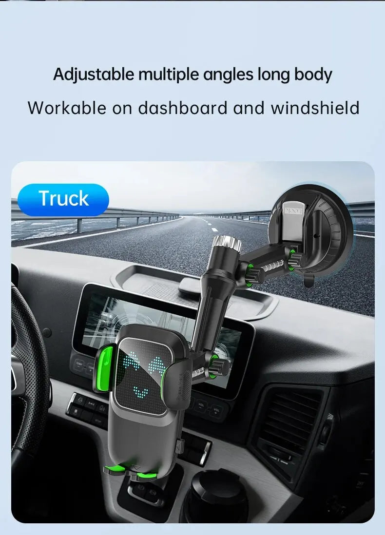 Support de téléphone à ventouse pour pare-brise/tableau de bord/fenêtre