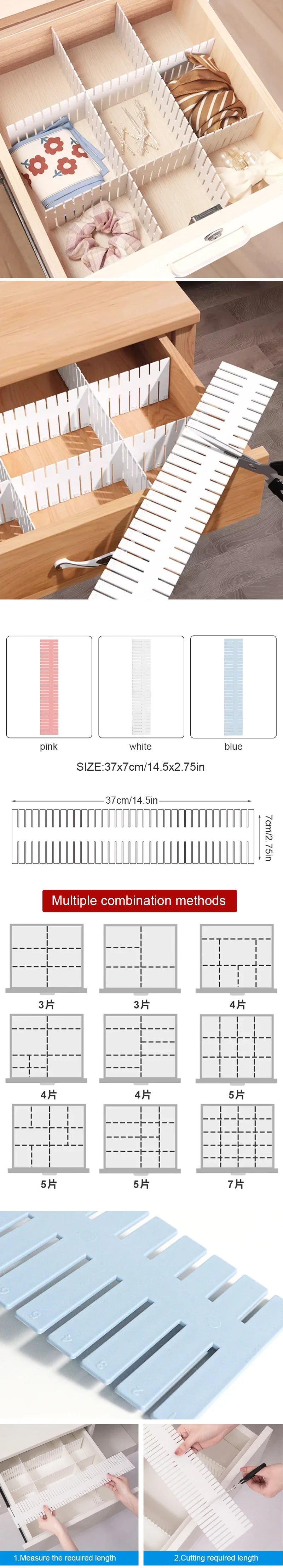 Séparateur de tiroir réglable