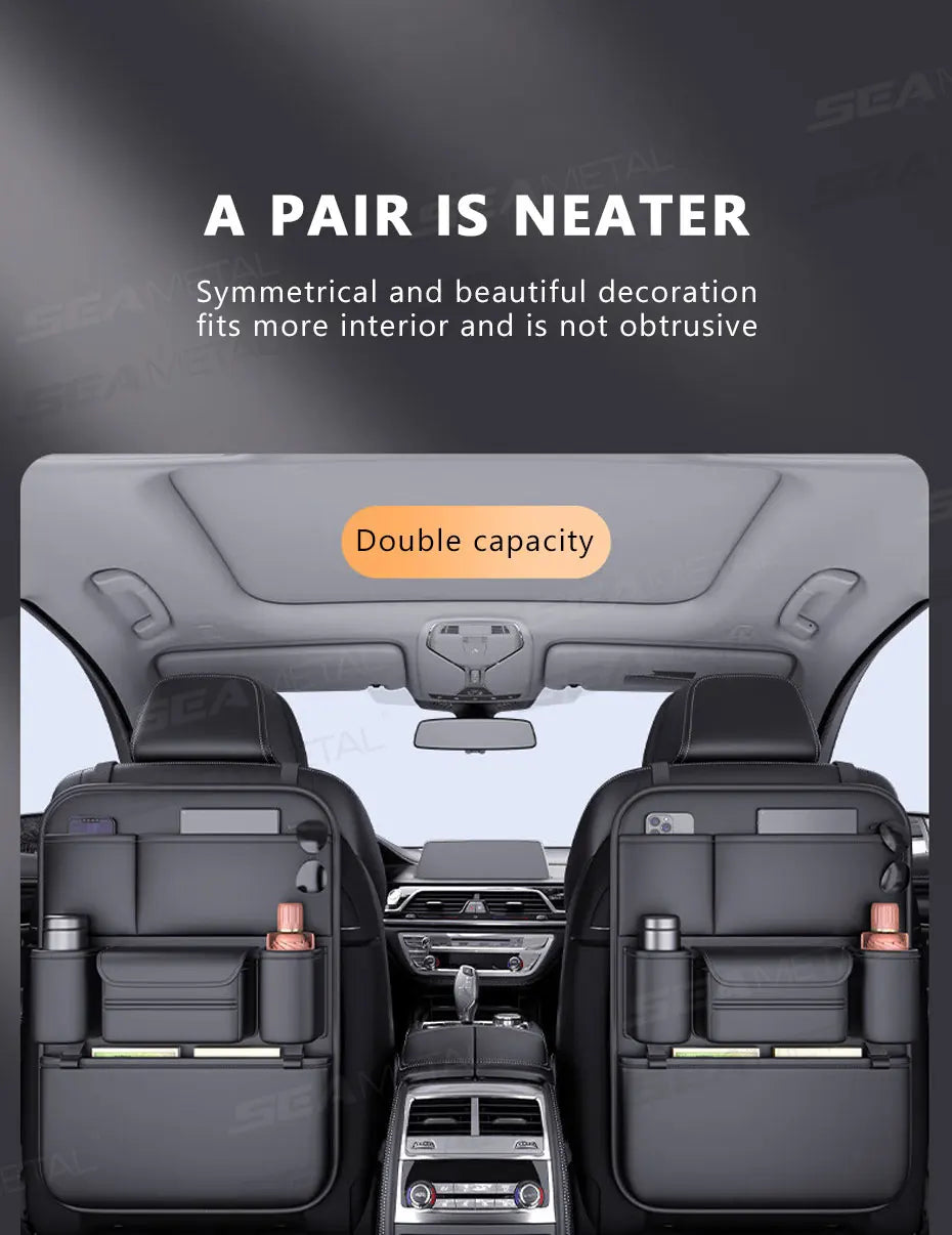 Sac de rangement étanche pour siège arrière de voiture