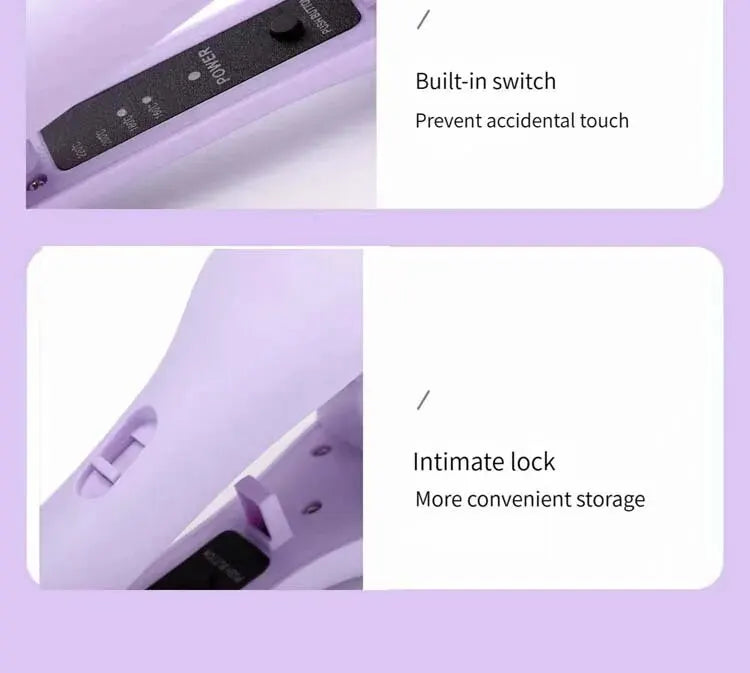 Fer à friser électrique automatique en laine d'agneau