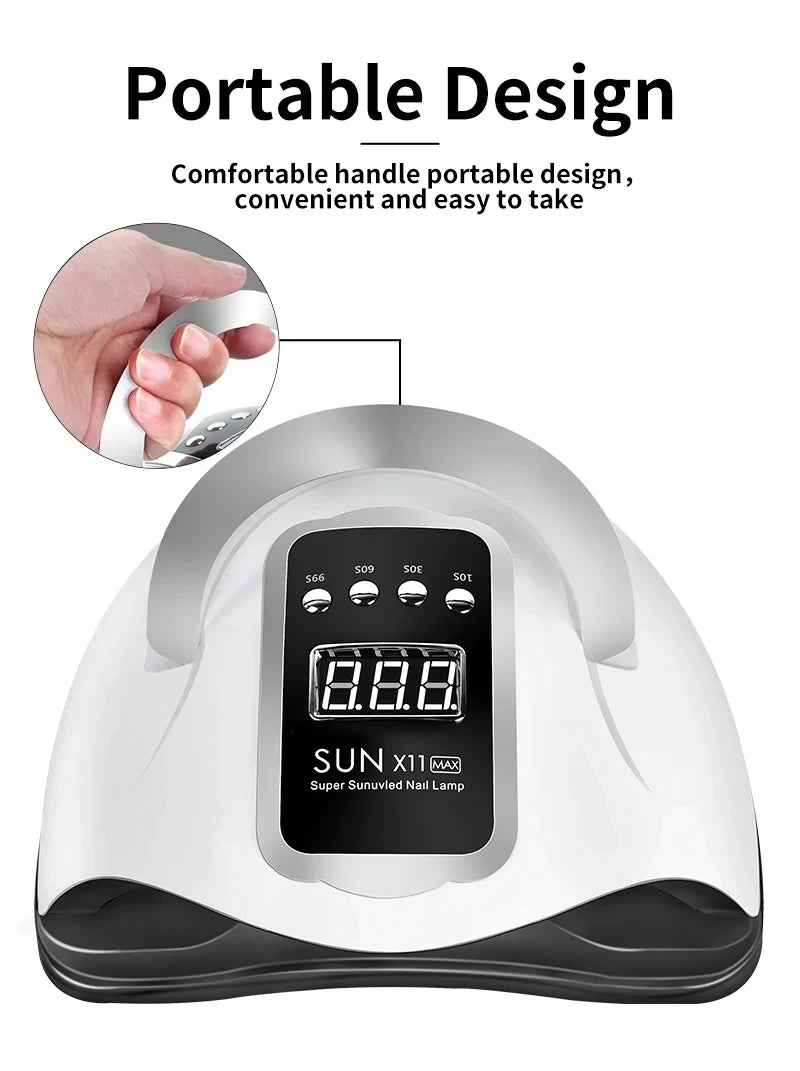 Lampe à ongles professionnelle capteur infrarouge manucure lumière