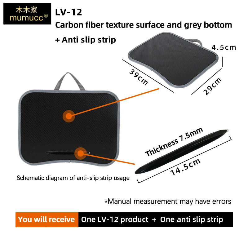 petite table d'oreiller, tapis de souris rigide grand