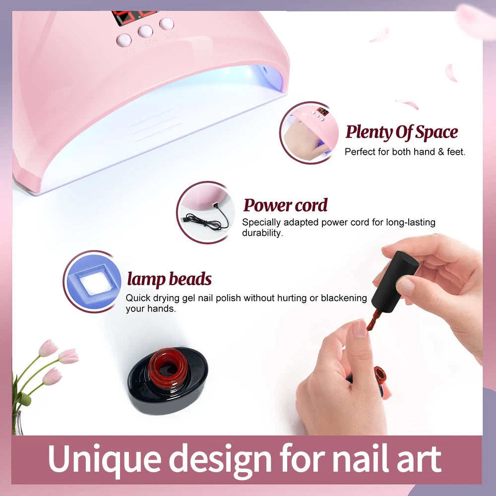 Machine de photothérapie des ongles USB lampe à ongles 12 LED