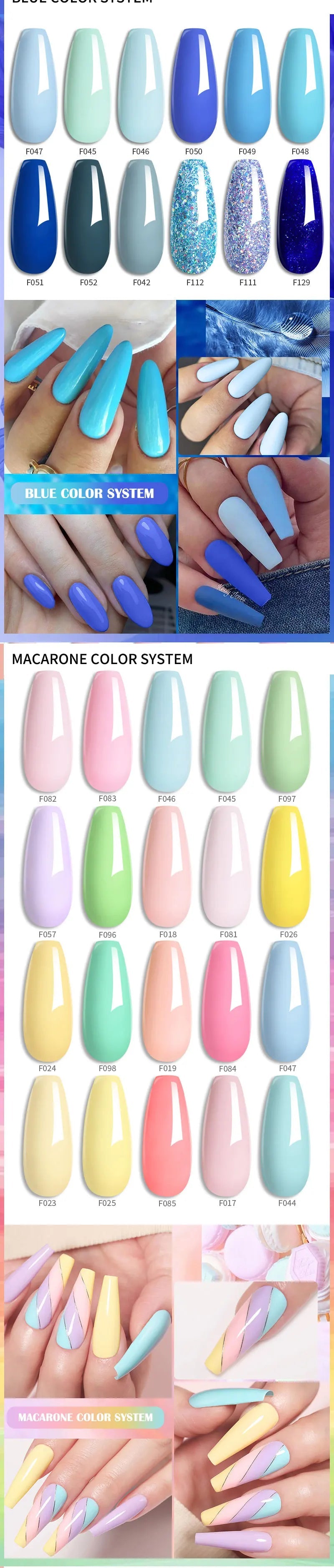 LILYCUTE 6 pièces/ensemble 7ML Gel Belle Chevelure