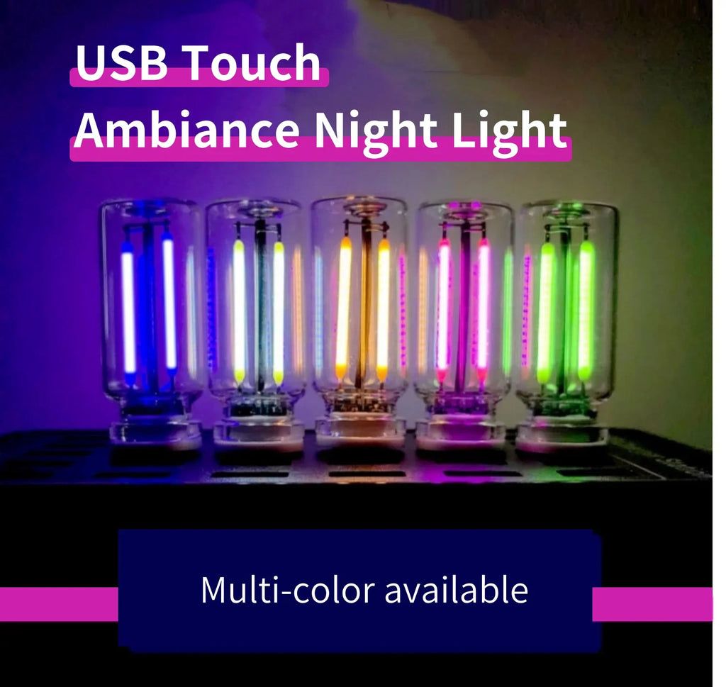 Voiture USB veilleuse tactile LED lampe à Filament éclairage