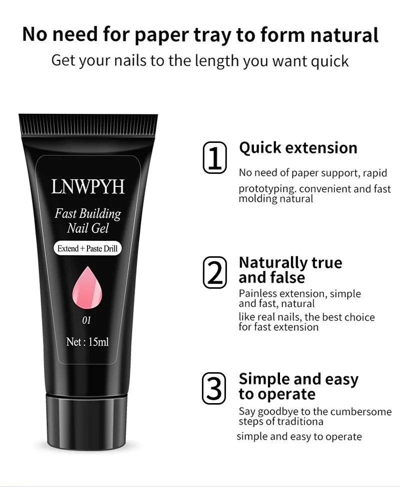 Kit de vernis à ongles Gel avec lampe UV, perceuse à ongles électrique