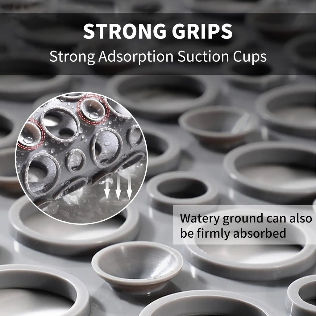 Tapis de bain antidérapant en caoutchouc