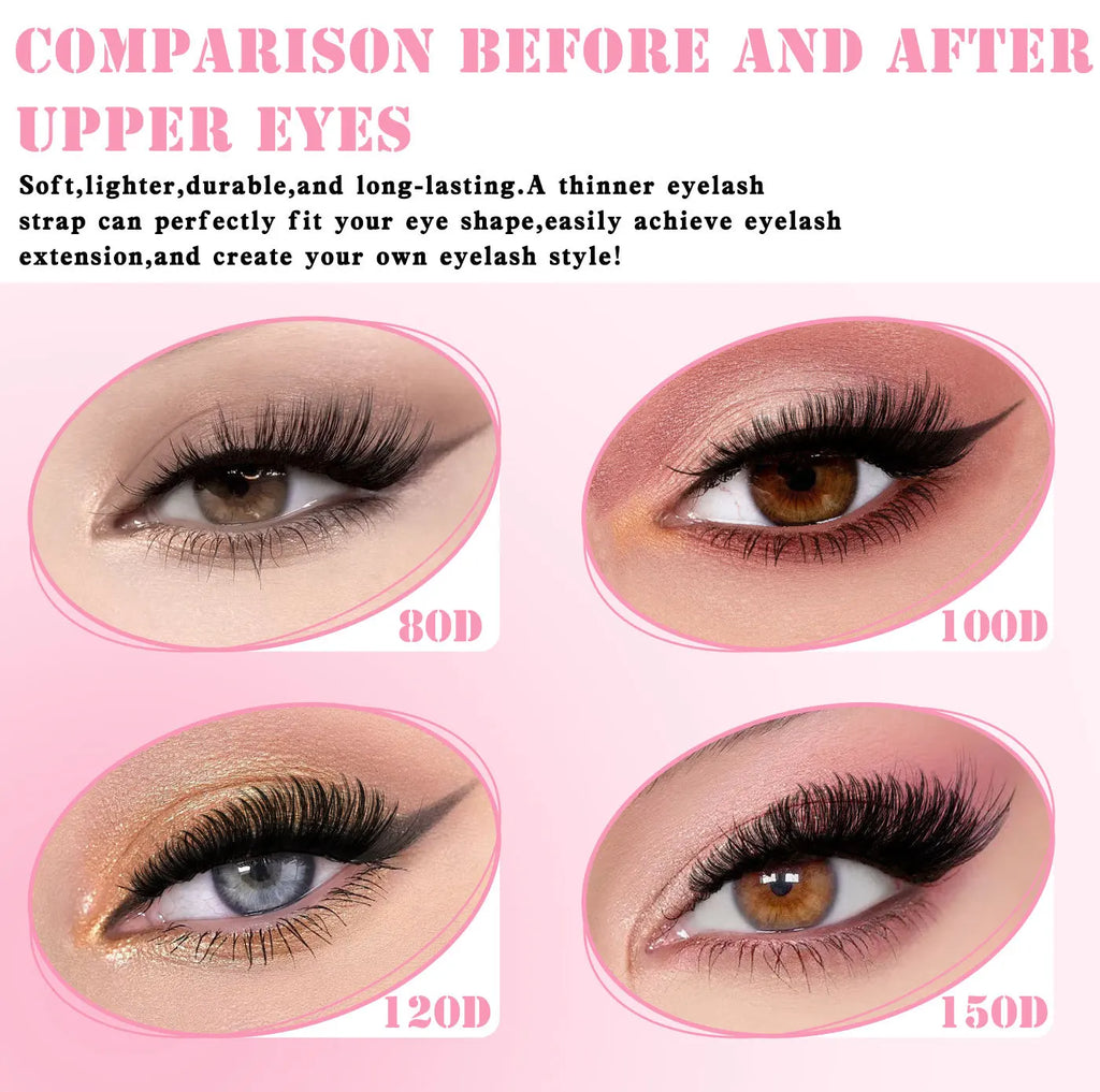 livre grappes Extensions faux cils bricolage à la maison grappe Extensions de cils maquillage