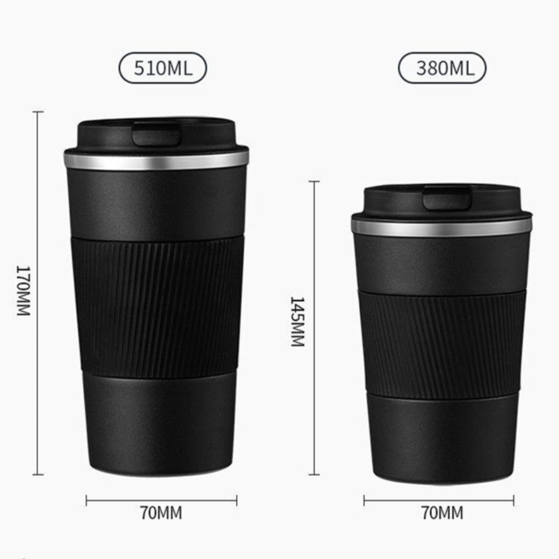 Tasse à café en acier inoxydable de 380ml 510ml
