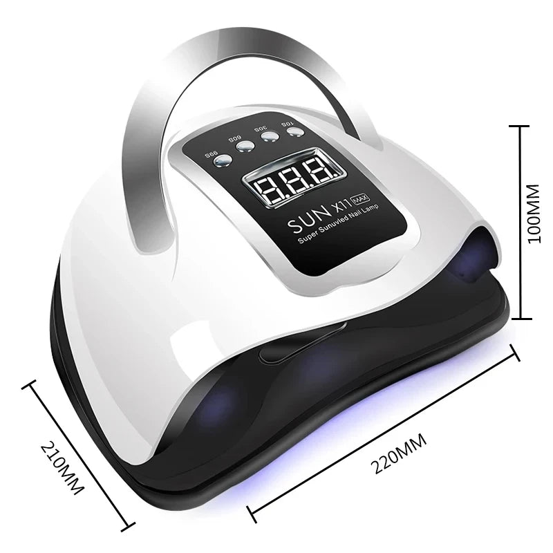 Lampe sèche-ongles professionnelle avec capteur infrarouge