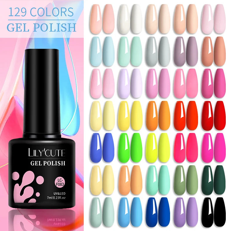 LILYCUTE 6 pièces/ensemble 7ML Gel Belle Chevelure