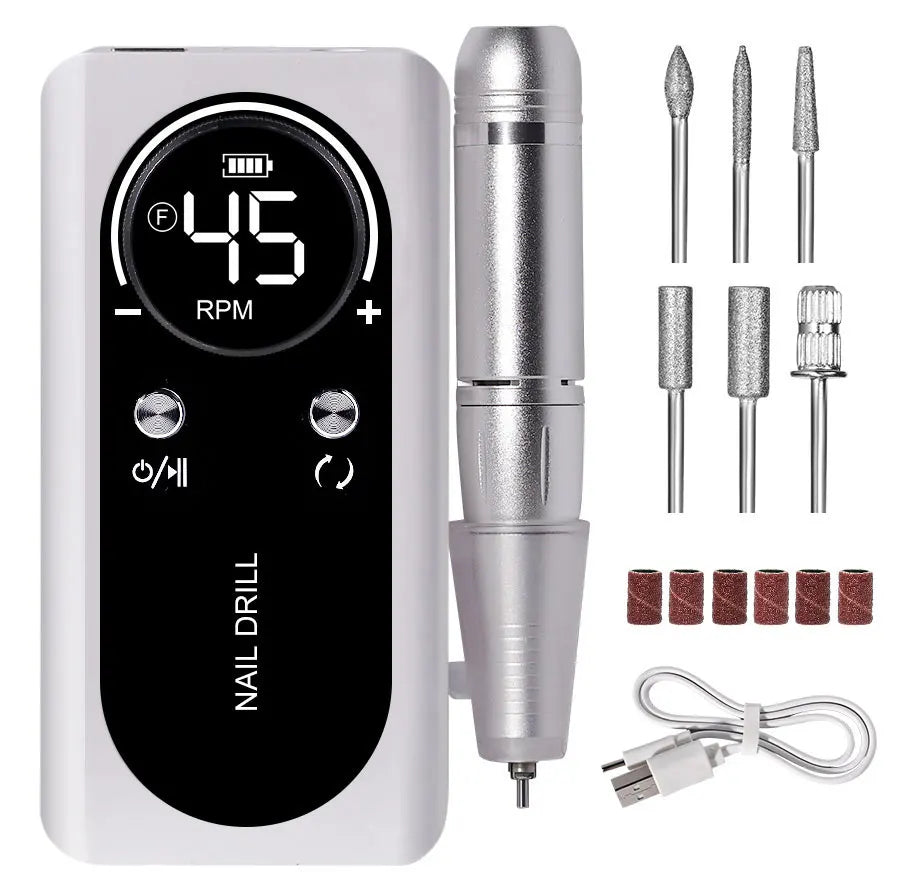 Perceuse à ongles électrique Portable professionnelle 45000 tr/min