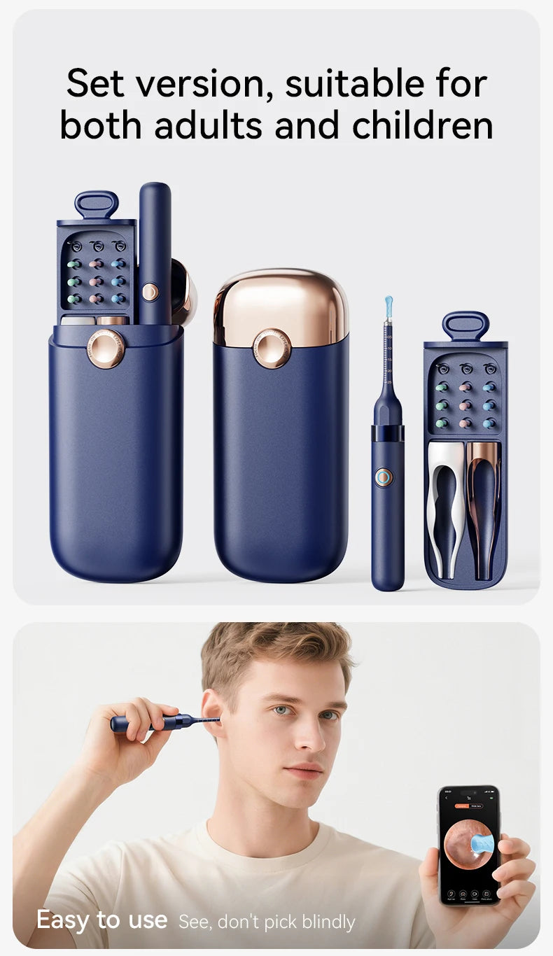 Nettoyeur de cire d'oreille visuel intelligent amélioré avec caméra