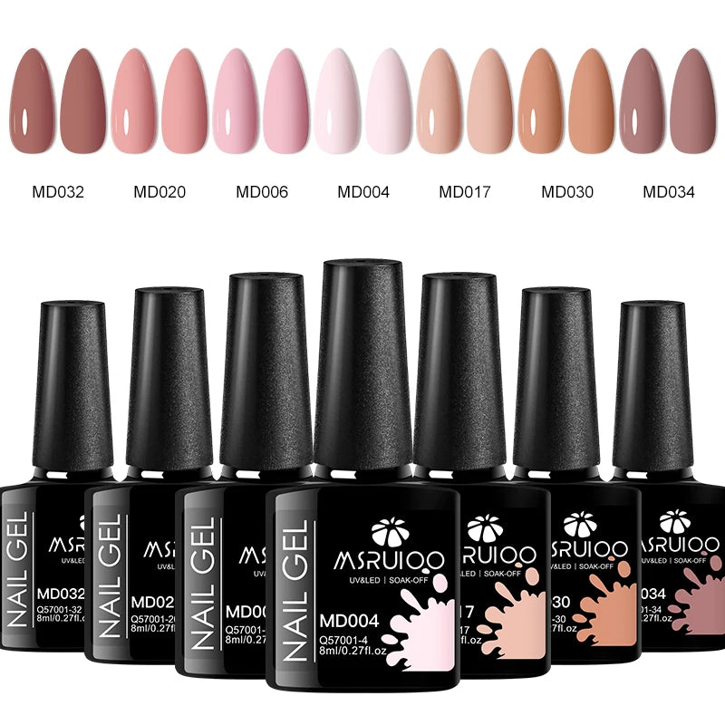 kit complet de vernis gel UV 7 pièces Belle Chevelure
