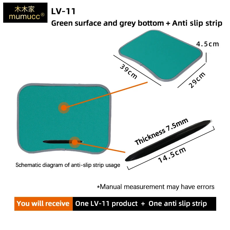 petite table d'oreiller, tapis de souris rigide grand