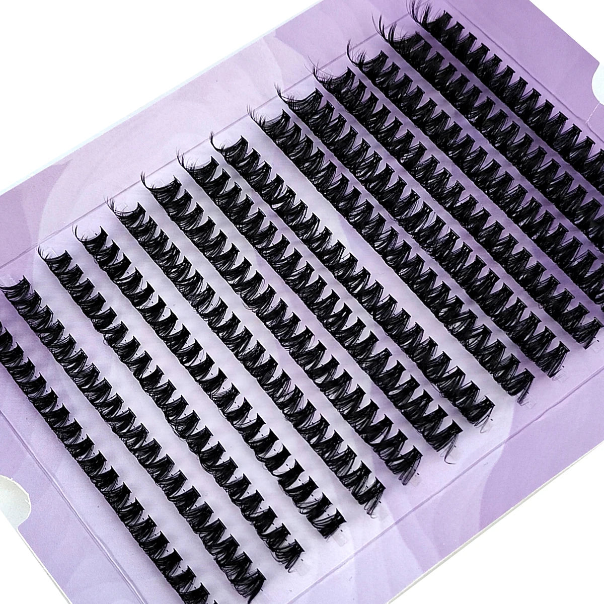 Extension de cils fins en vison, cils noirs individuels