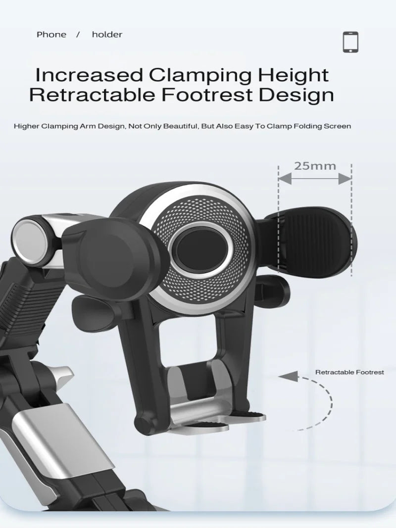 support universel pour téléphone portable de voiture étendu