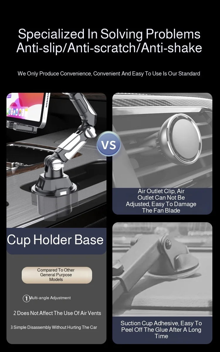 support universel pour téléphone portable de voiture étendu