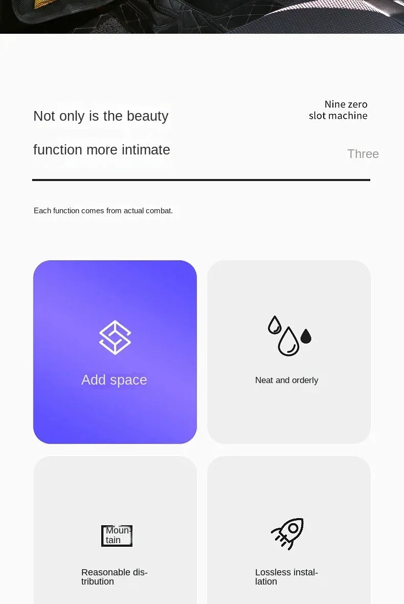 Organisateur de siège arrière de voiture avec support de tablette