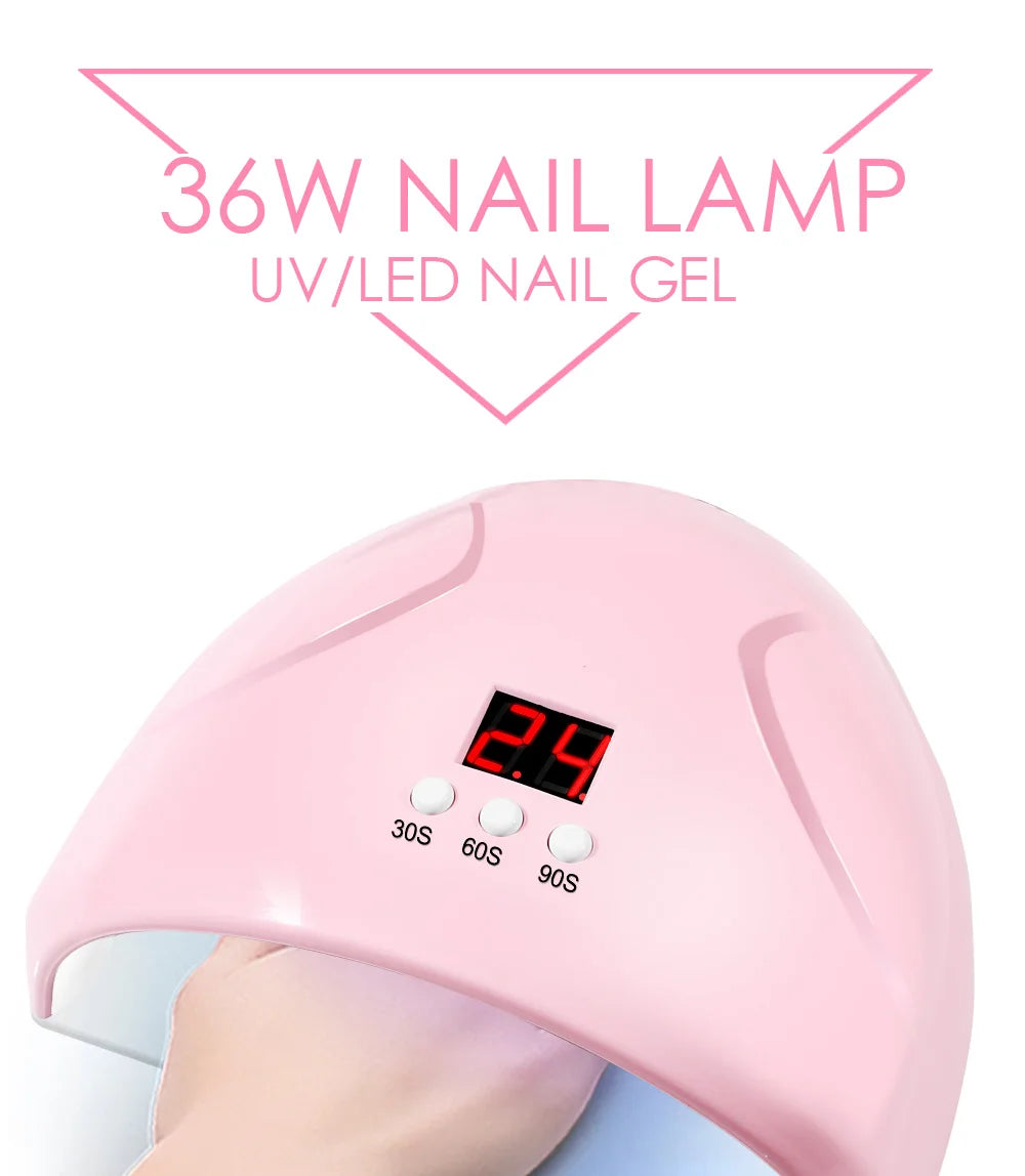 Machine de photothérapie des ongles USB lampe à ongles 12 LED