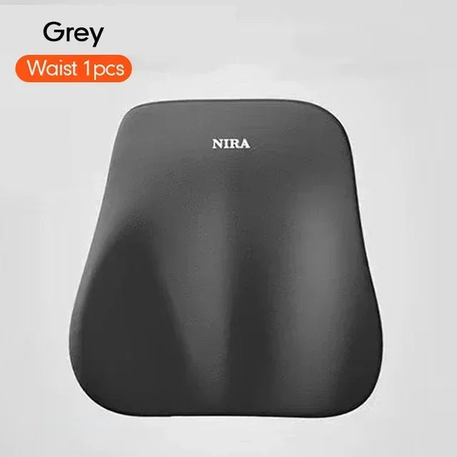 Nouveau oreiller de soutien lombaire de voiture mémoire