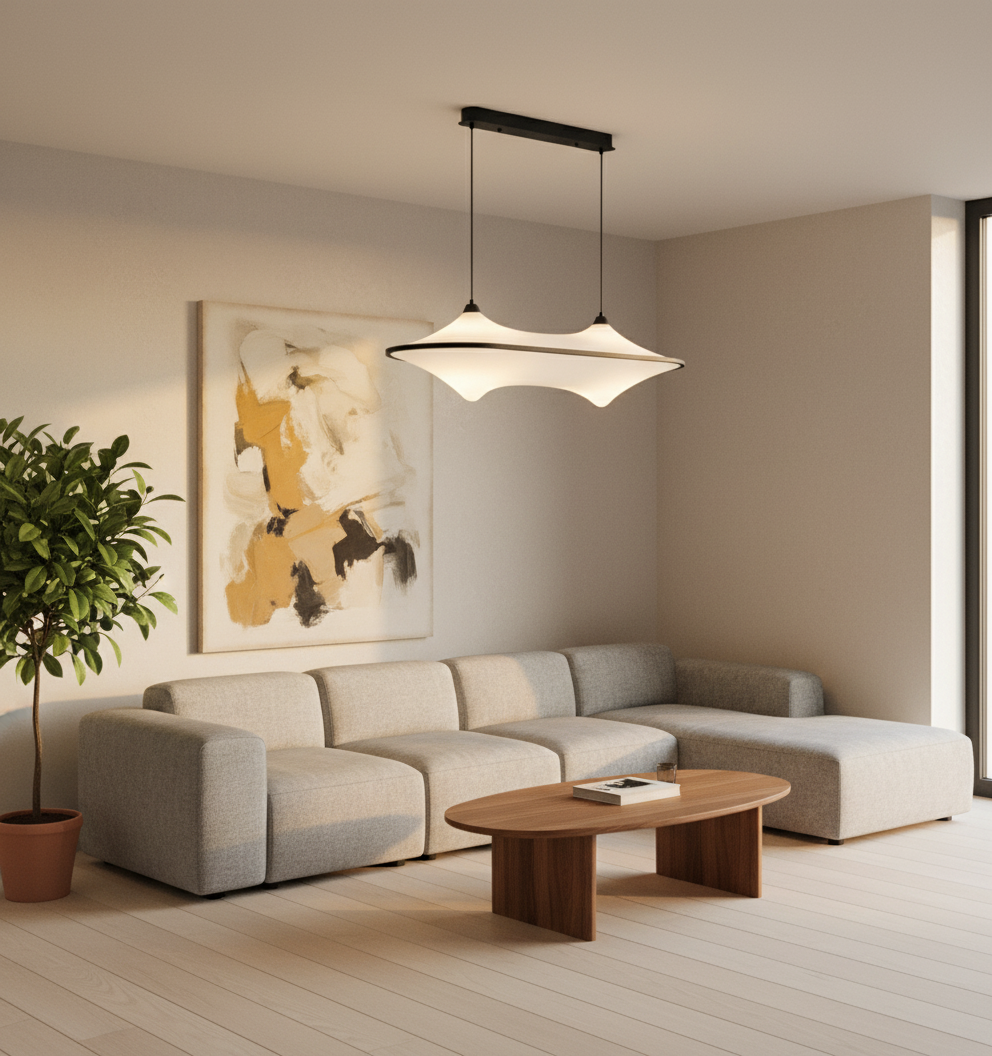 AstroLume Iron Pendant Light With Sleek Minimalist Design