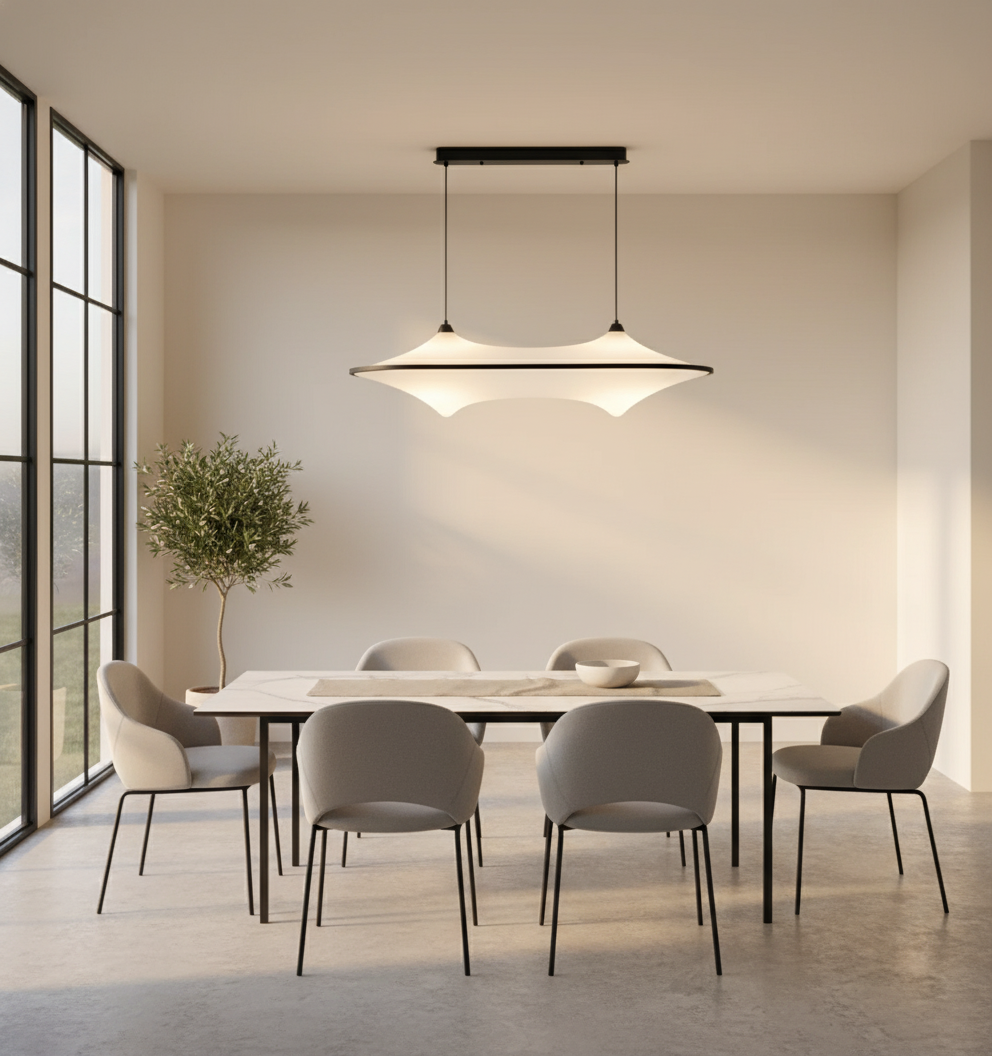 AstroLume Iron Pendant Light With Sleek Minimalist Design